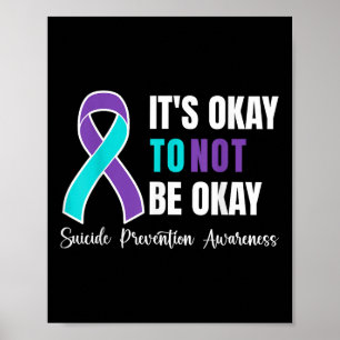 Poster C'est Okay De Ne Pas Être Okay Sensibilisation à l