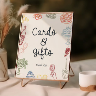 Poster C'est plus coloré Illustrated Cartes & Cadeaux