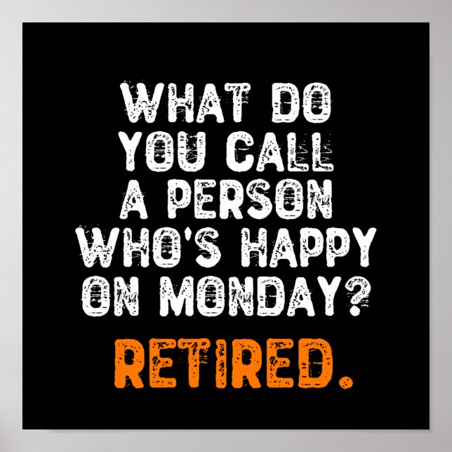 Poster C'est quoi, Do You Call a Person Who's Happy On Mo (Devant)