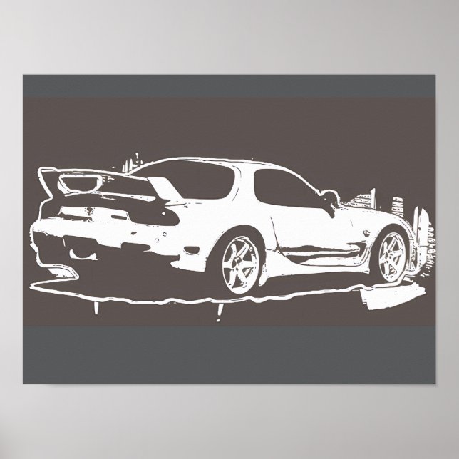 Poster C'est RX7 (Devant)