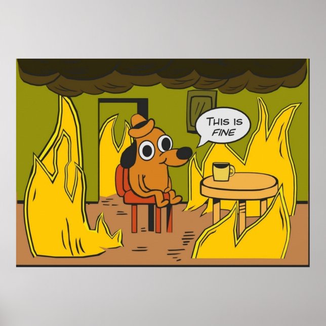 Poster C'est un chien de fineMeme (Devant)