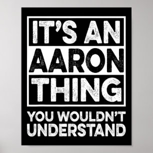 Poster C'est une affaire d'Aaron que vous ne comprendriez