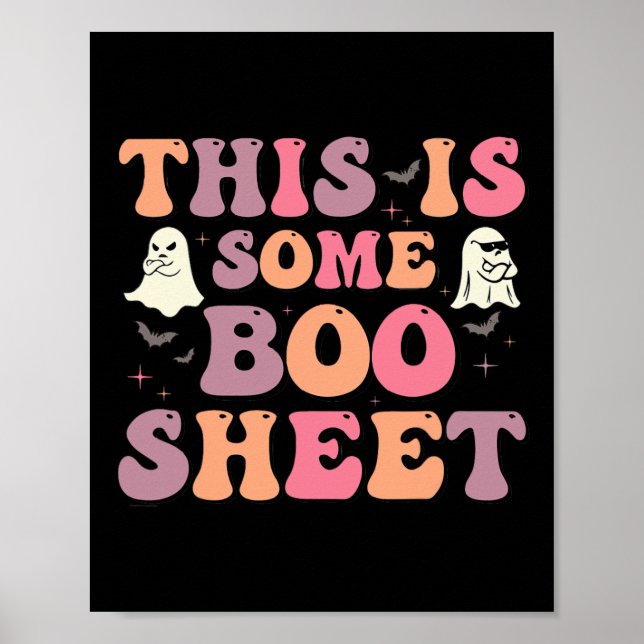 Poster C'Est Une Feuille De Boite Halloween Ghost Funny P (Devant)