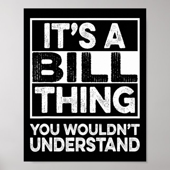 Poster C'est une histoire de facture que vous ne comprend (Devant)