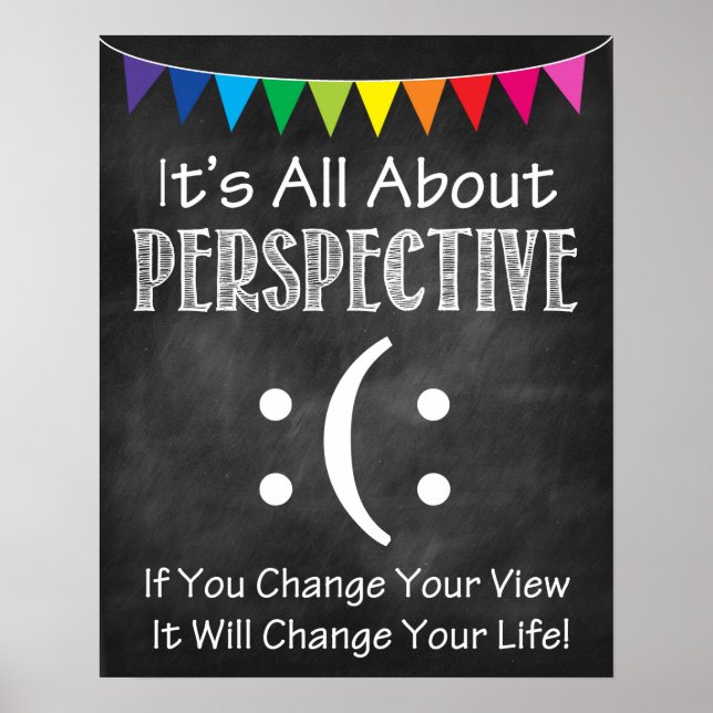 POSTER C'EST UNE QUESTION DE PERSPECTIVE ! (Devant)