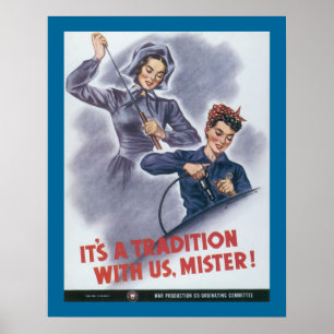 Poster C'est une tradition avec nous, Monsieur !