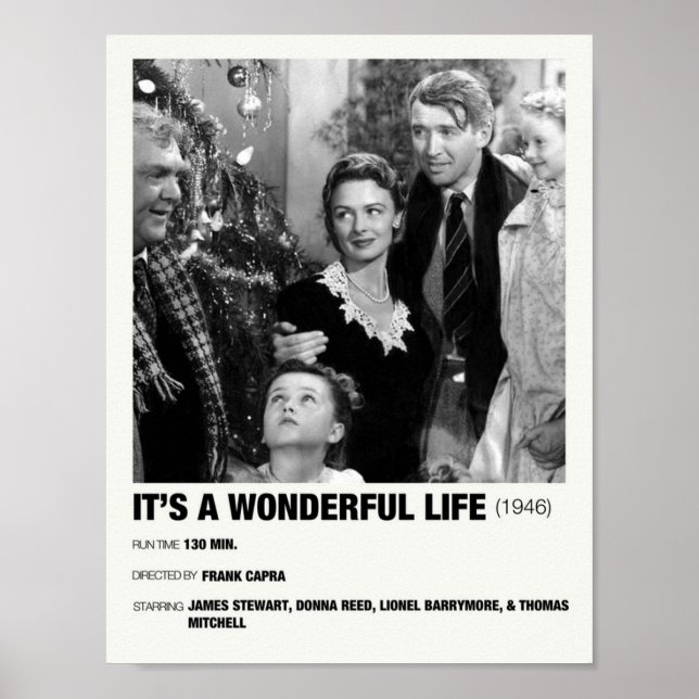 Poster C'est une vie merveilleuse 1946 Film alternatif (Devant)