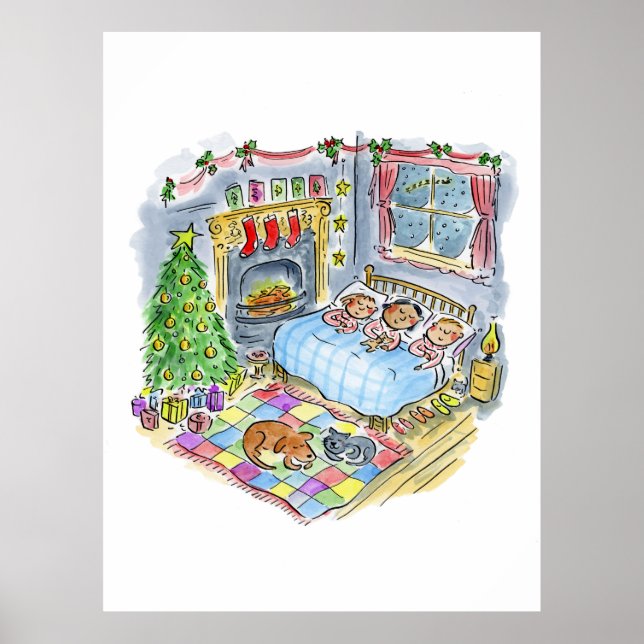 Poster C'était la nuit avant Noël (Devant)