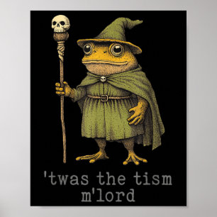 Poster C'était Le Sorcier Drôle Tism Mlord Grenouille Sor