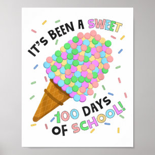 Poster C'Était Un Doux 100 Jours De Glace À L'École 100T