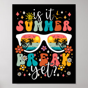 Poster C'Été Pause Pourtant Rétro Super Joyeux Dernier Jo