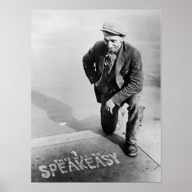 POSTER CETTE FAÇON DE PARLER - INTERDICTION AMÉRIQUE 1925 (Devant)