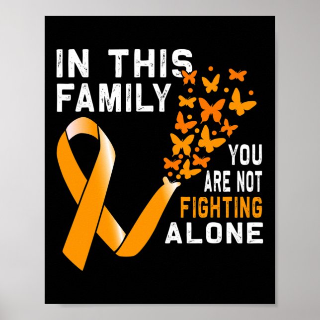 Poster Cette Famille Ne Lutte Pas Contre La Leucémie Oran (Devant)