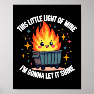 Poster Cette Petite Lumière De La Minière Drôle Mignonne