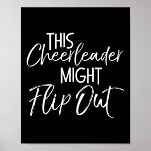 Poster Cette pom-pom girl pourrait faire une culbute chee