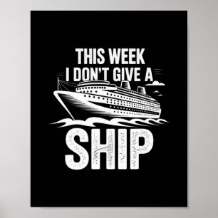 Poster Cette semaine, je me fiche d'un navire Vacances de
