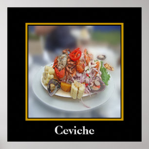 Poster Ceviche péruvien