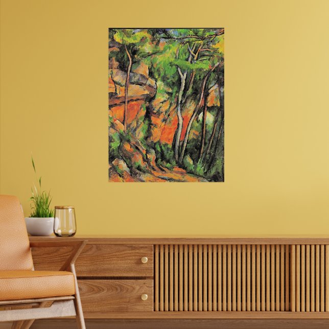 Poster Cezanne - Dans le Parc du Château Noir (Salon 2)