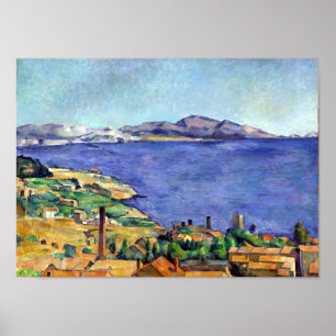 Poster Cezanne Golfe de Marseille Vue de L'Estaque