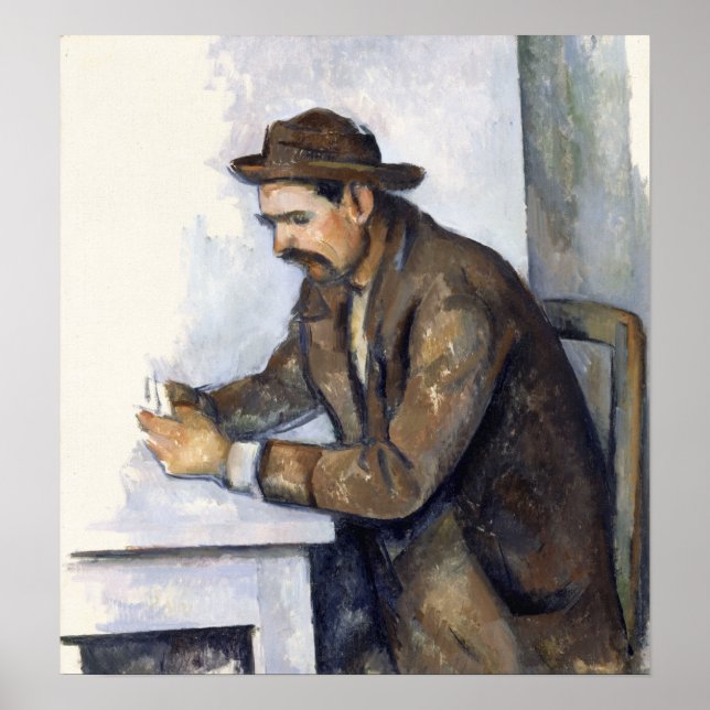 Poster Cézanne - Le Cardplayer (Devant)