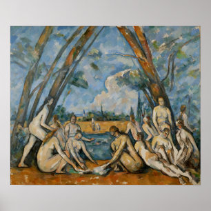 Poster Cézanne - Les Grandes Baigneuses