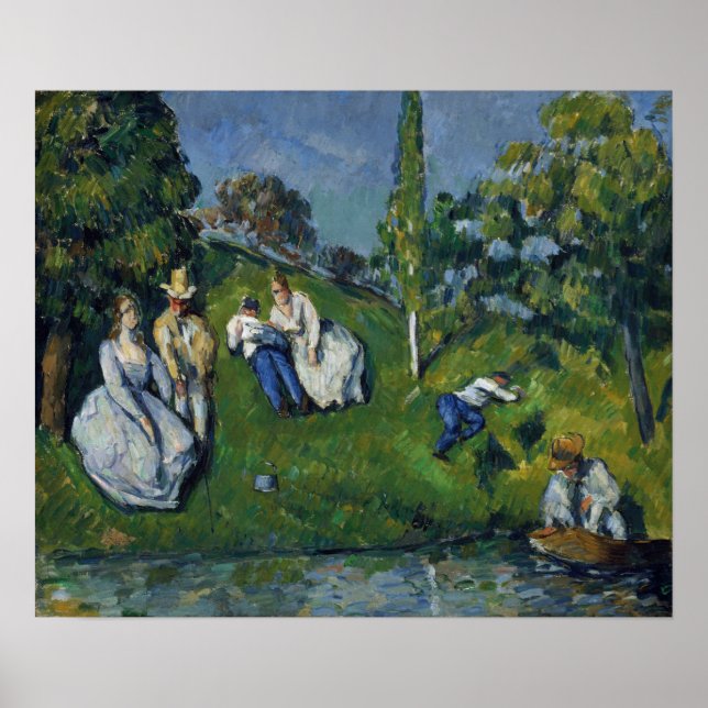 Poster Cézanne - L'étang (Devant)