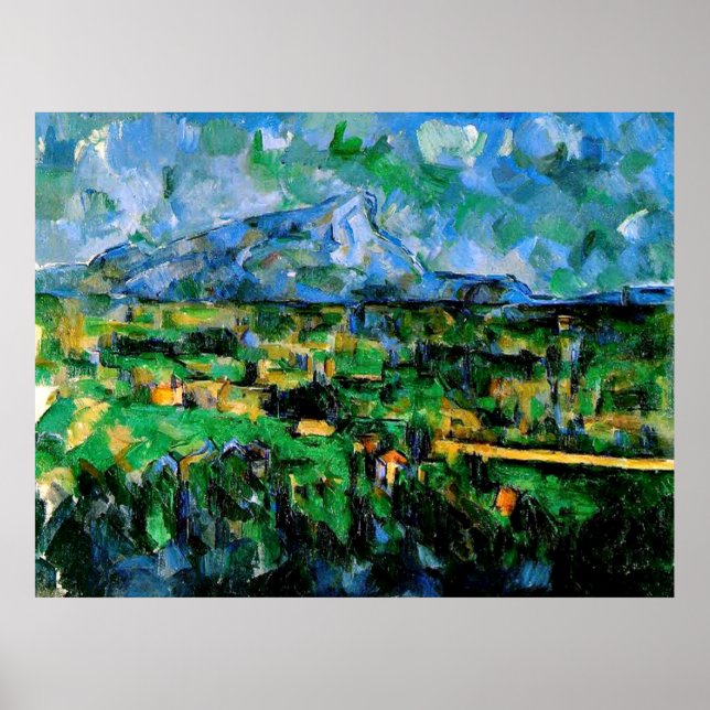 Poster Cezanne - Mont Sainte Victoire (Devant)
