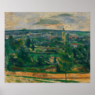 Poster Cézanne - Paysage du Jas de Bouffan