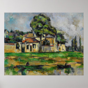 Poster Cézanne - Rives de la Marne