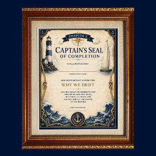 Poster Ch 2 Pourquoi dérivons-nous Certificat du capitain