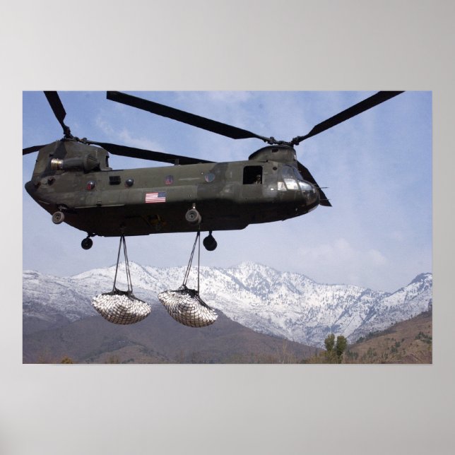 POSTER CH-47 AU PAKISTAN (Devant)