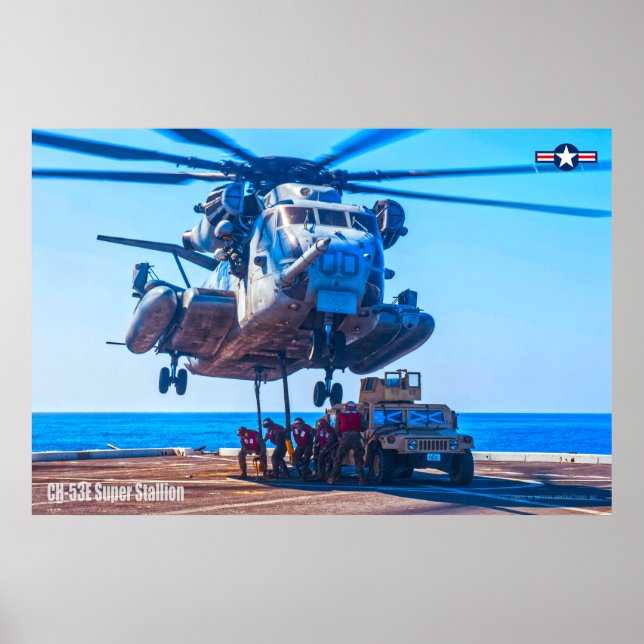 POSTER CH-53E SUPER STALLION (Devant)