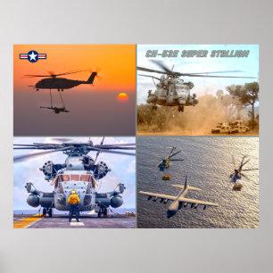 POSTER CH-53E SUPER STALLION