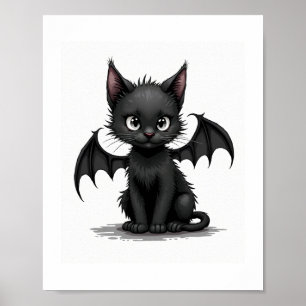 Poster Ch Ch Ch Ch Meow Meow Effrayant Costume Vendredi H