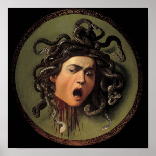POSTER CHAÎNE AVEC LA TÊTE DE MEDUSA