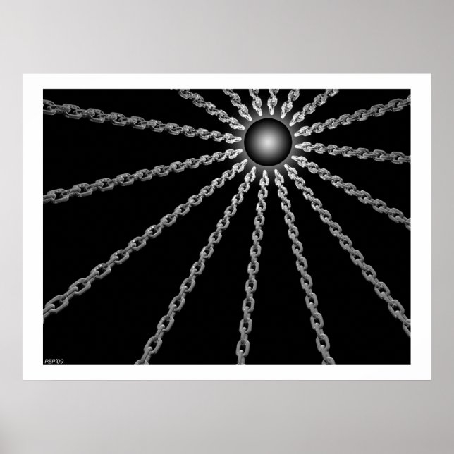 Poster Chaînes sombres (Devant)