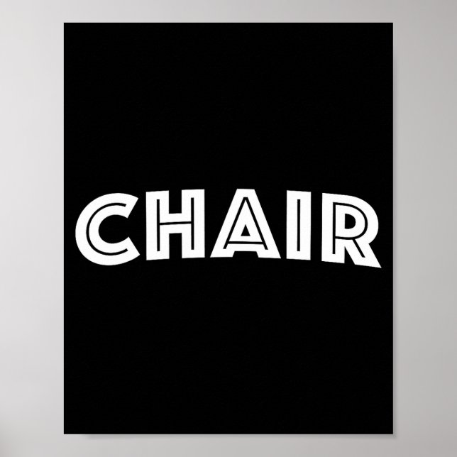 Poster Chair  (Devant)