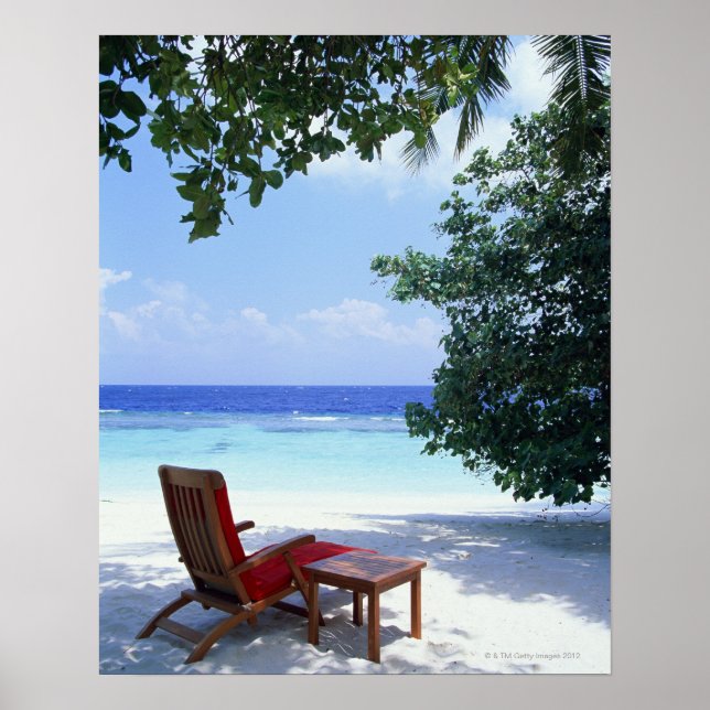 Poster Chaise de plage (Devant)