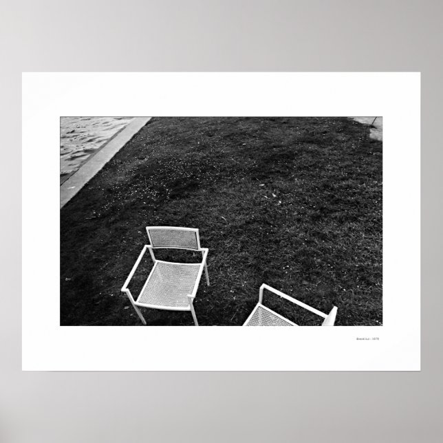 Poster CHAISES - Hyde Park London 1978 (Devant)