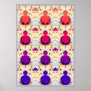 Poster Chakra de Mandelbrot