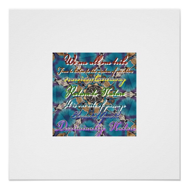 Poster Chakra Tribe 1 racine (Devant)