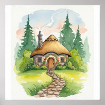 Chalet aquarelle