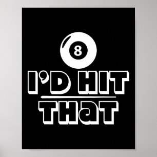 Poster Chalk Rack Barre De Ruban Joueurs Table Billard P