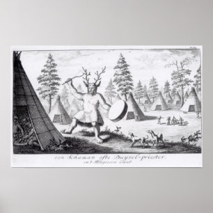 Poster Chaman de Natif américain