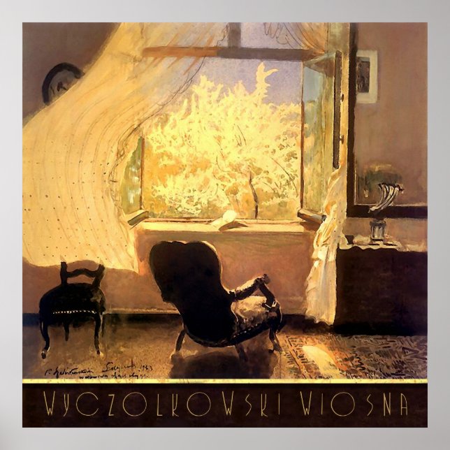 Poster Chambre Avec Vue Wyczolkowski Wiosna (Devant)
