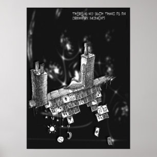 Poster Chambre des cartes