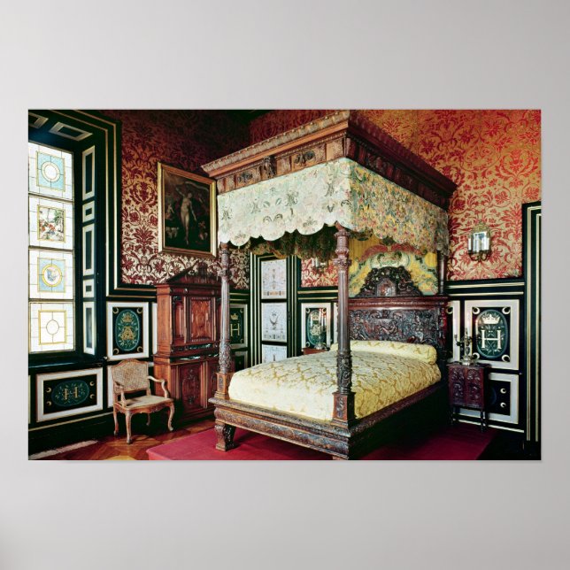 Poster Chambre Henri II et Diane de Poitiers (Devant)