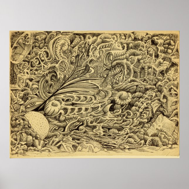 Poster Chambre malade, par Brian Benson (Devant)