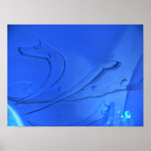 Poster Chambre Wolf à l'Hôtel de Glace, Québec, Canada