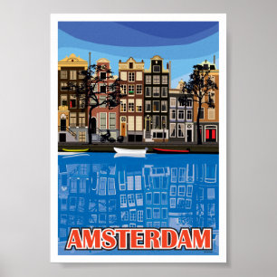 Poster Chambres d'Amsterdam